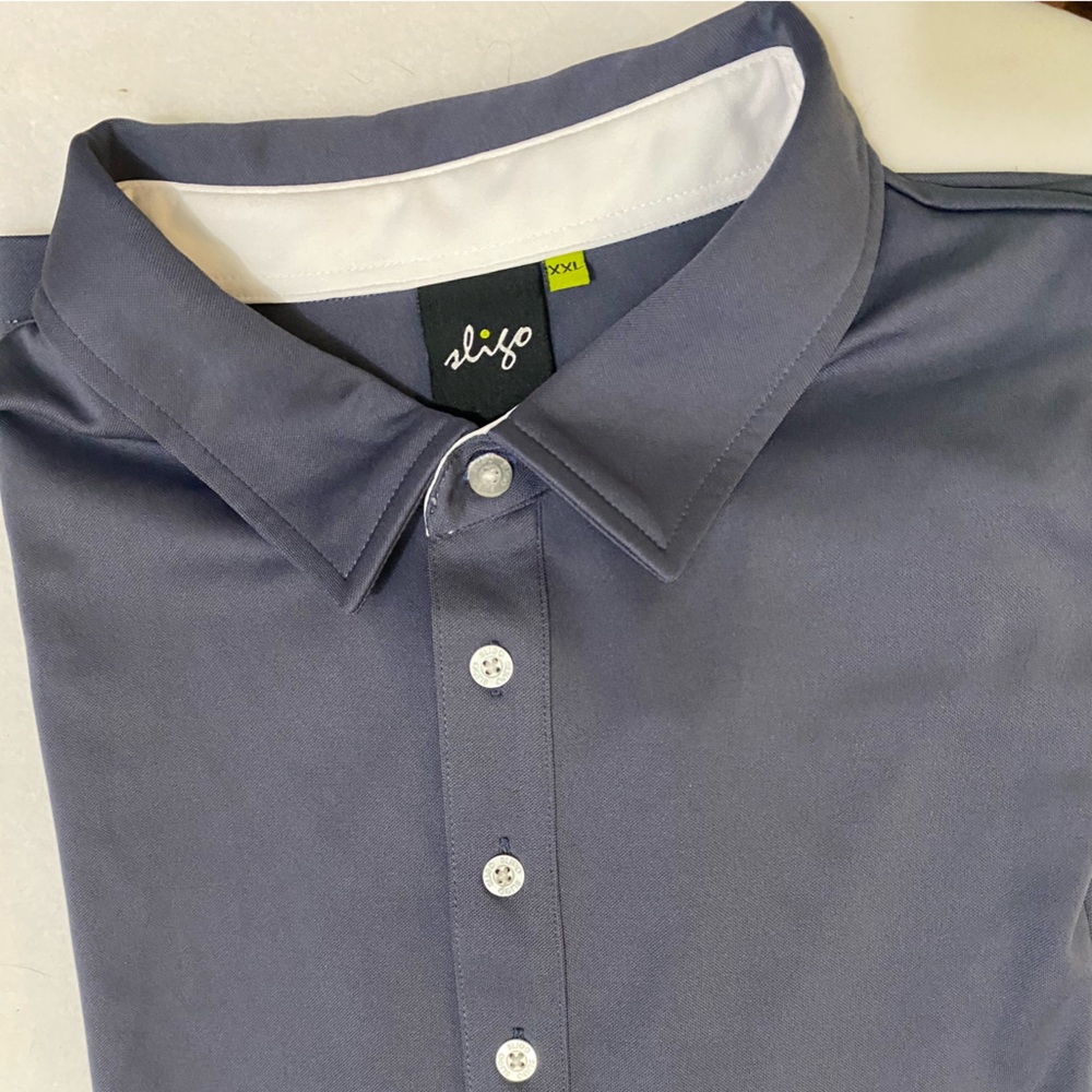 Sligo Men's Dark Gray  Polo Short‎ sleeve Shirt  size xxl
